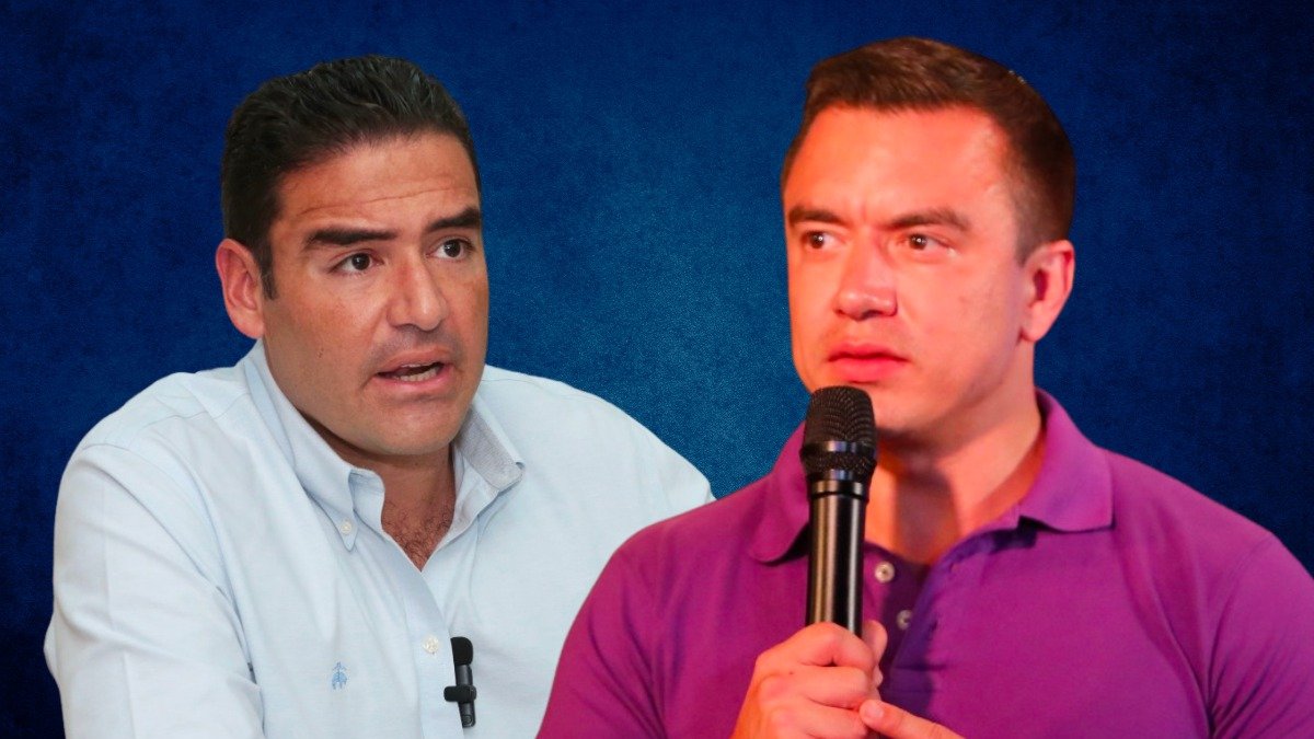 Figuras. El alcalde de Samborondón y el presidente de la República.