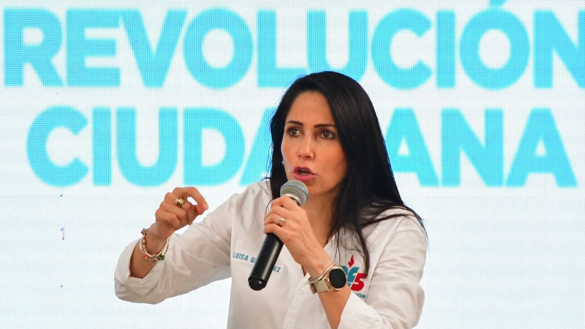 Luisa González fue dos veces continuas candidata a la Presidencia de Ecuador por la Revolución Ciudadana.