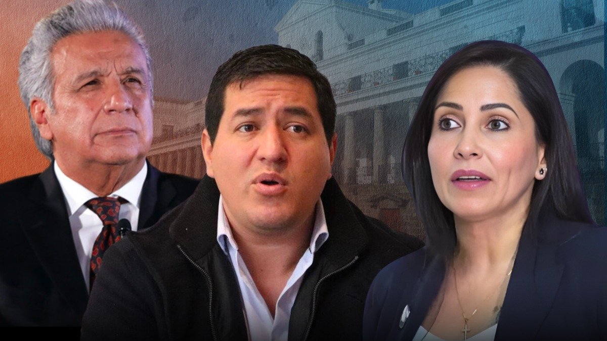 Lenín Moreno, Andrés Arauz y Luisa González han sido las cartas del correísmo para regresar a la Presidencia de la República.
