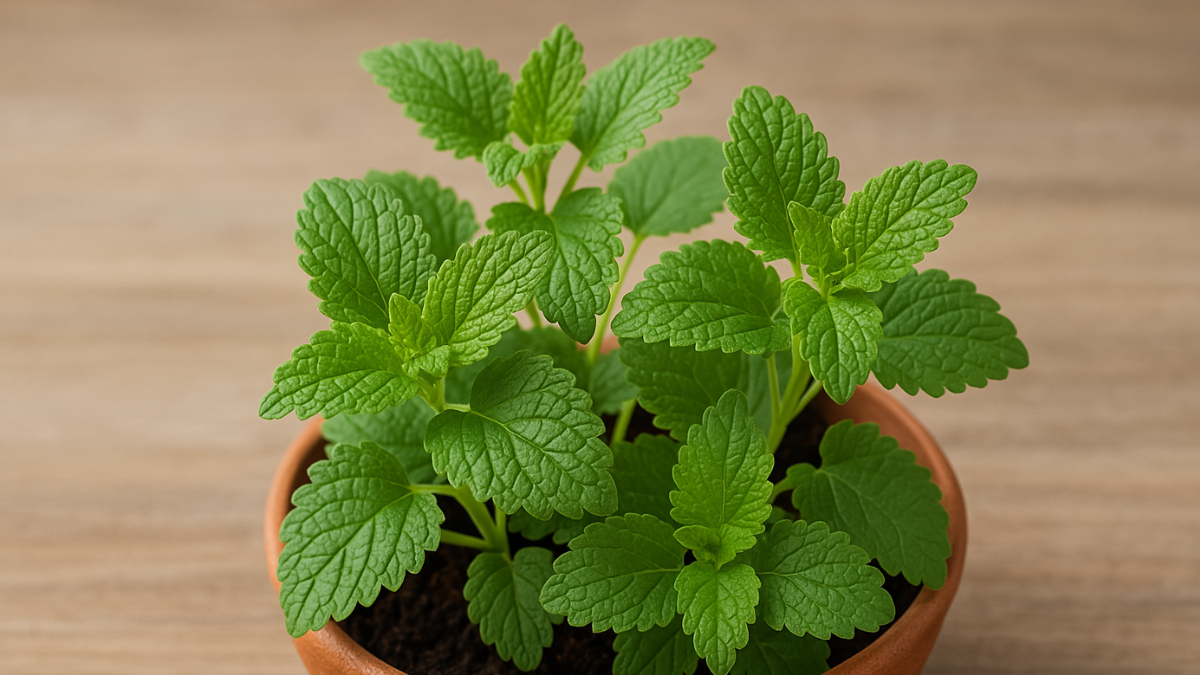 Hojas de toronjil una planta medicinal que apoya la salud hepática al reducir la grasa acumulada y proteger el hígado