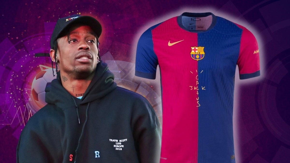 Travis Scott hará una colaboración con FC Barcelona.