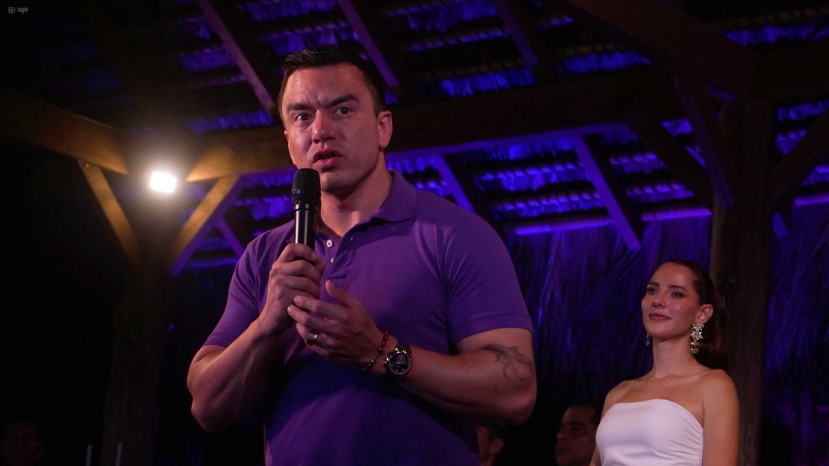 El presidente Daniel Noboa habló de su edad en su primer discurso tras votaciones.