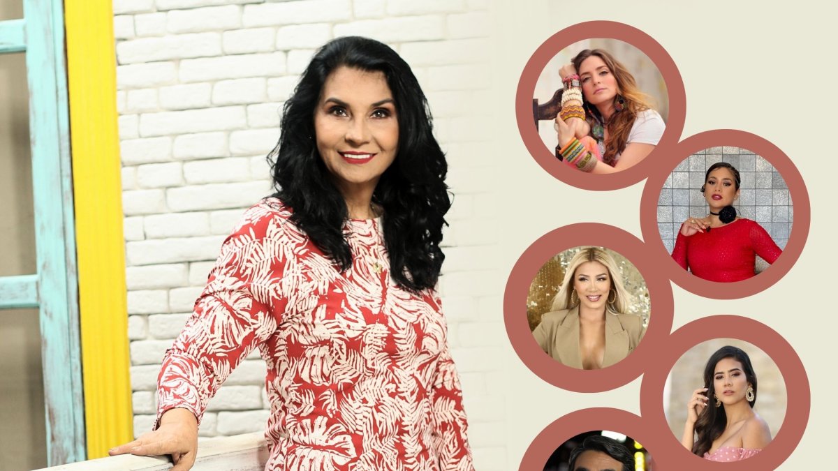 Ana Buljubasich y sus excompañeros televisivos.