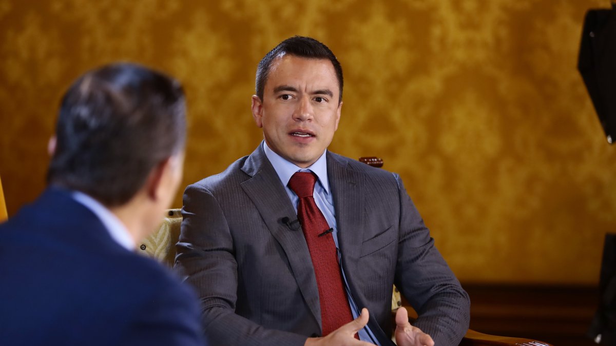 El presidente Daniel Noboa mantuvo una entrevista con CNN en Español.