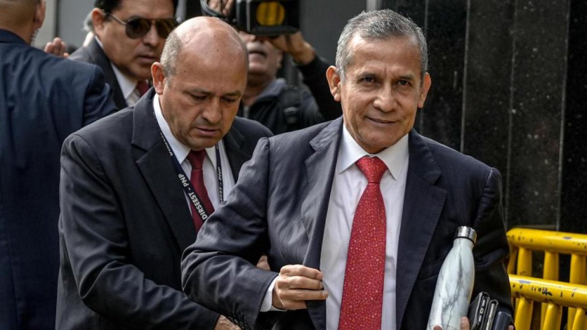 El expresidente peruano, Ollanta Humala, en el marco de su juicio por corrupción y lavado de activos.