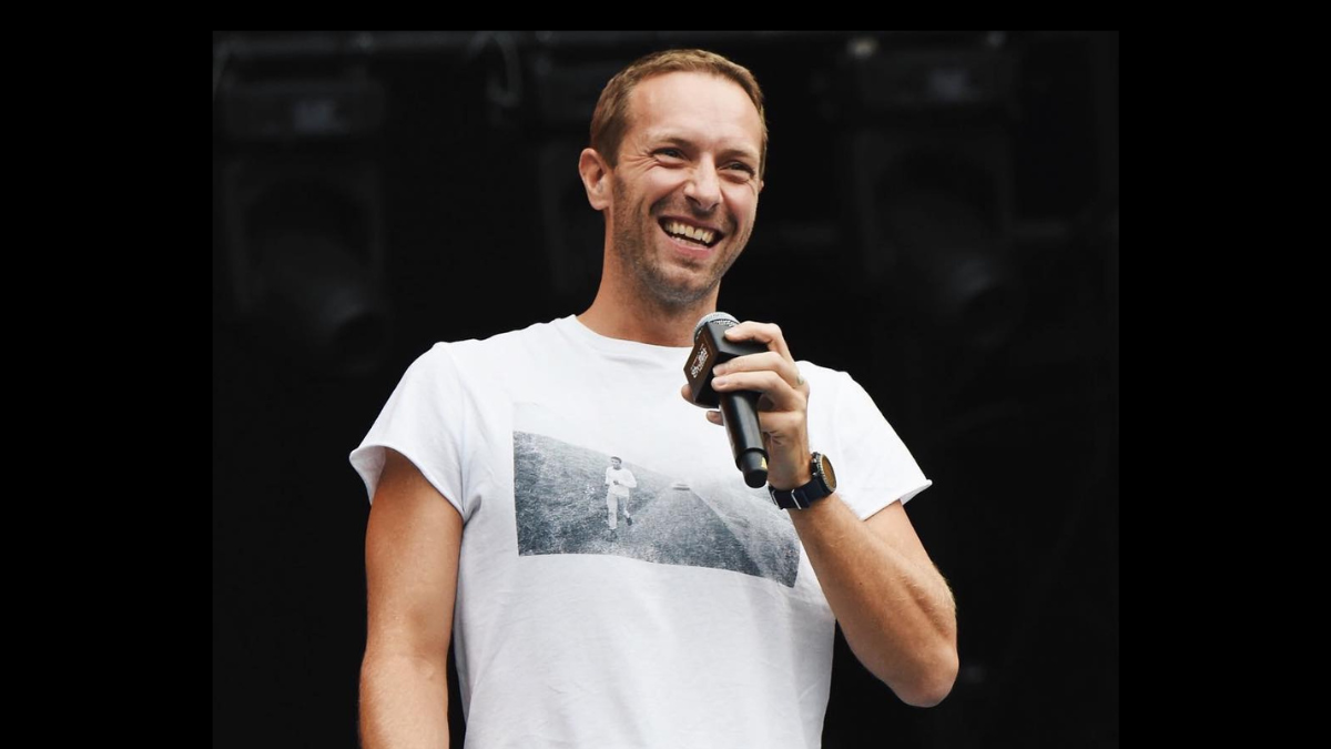 Chris Martin, lider de la banda Coldplay.