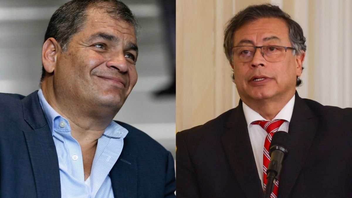 Rafael Correa y Gustavo Petro son líderes de la izquierda latinoamericana.