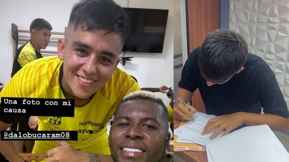Dalo Bucaram Pazmiño y las fotos que subió a sus redes sociales en Barcelona SC.