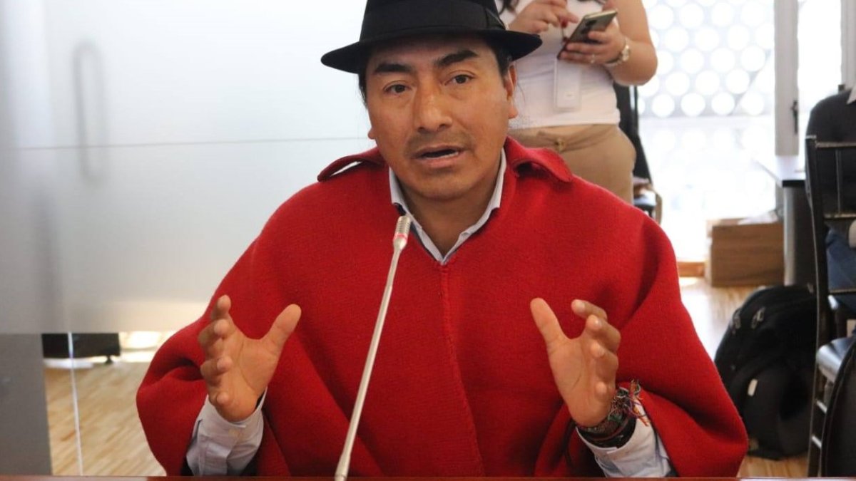 Leonidas Iza arriesgó su capital político por el apoyo a la candidata del correísmo, Luisa González.