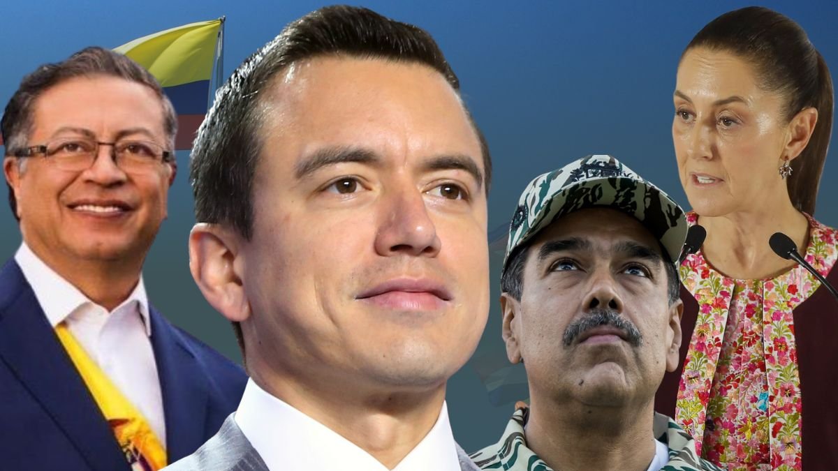 Daniel Noboa se refirió a su relación con varios presidentes de izquierda de Latinoamérica.