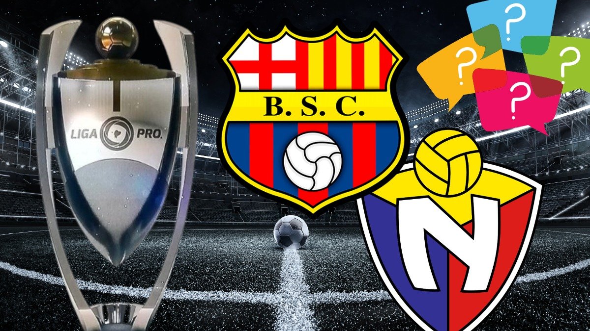 Por LigaPro Barcelona SC ante El Nacional en el estadio Monumental.