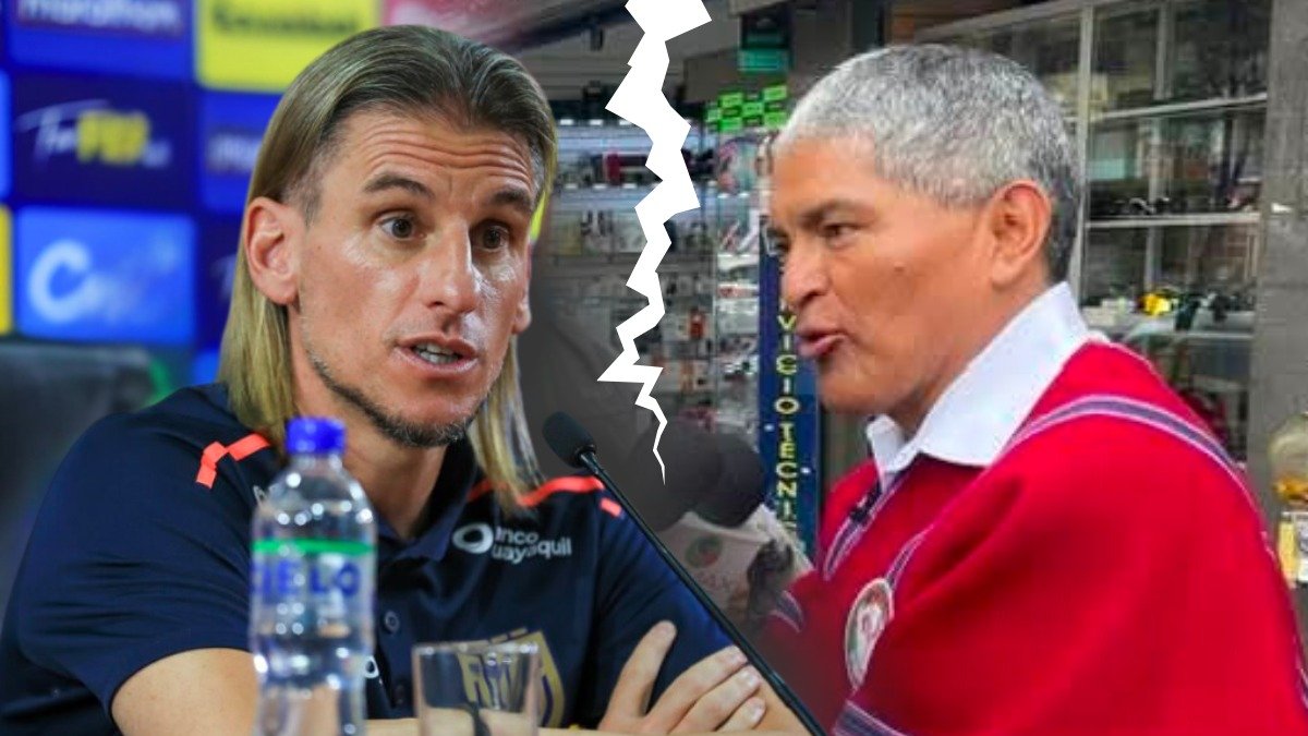 Sebastián Beccacece recibió un pedido especial de Luis Chango de Mushuc Runa.