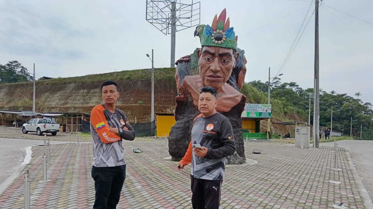 Archidona. En Narupa está un monumento con las figuras de los líderes.