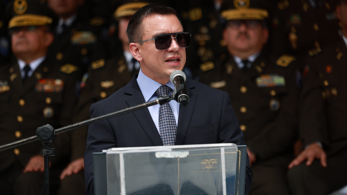 Daniel Noboa, presidente de Ecuador.