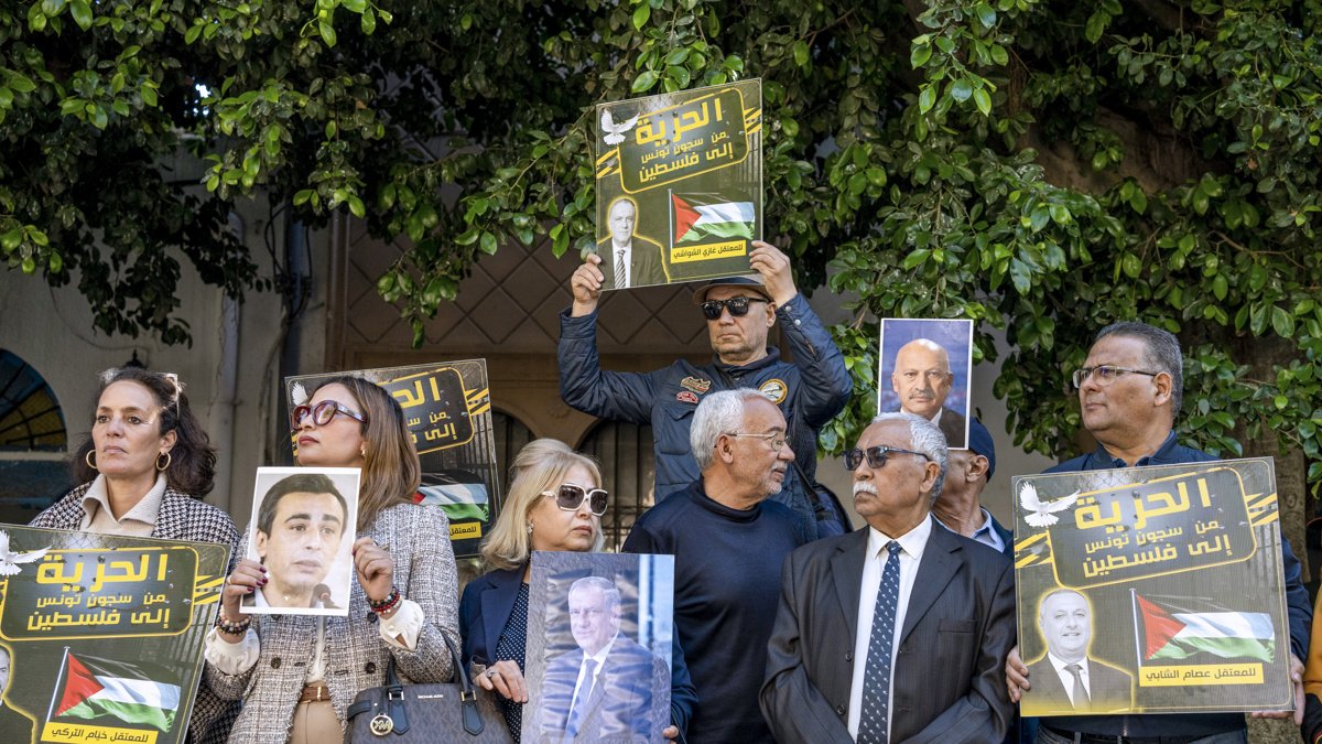 Familiares de los acusados en el caso conocido como 