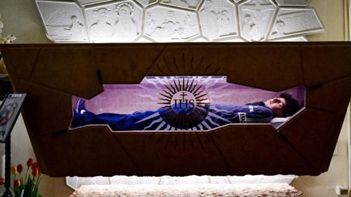 Beato Carlo Acutis, conocido como ciberapóstol de la Eucaristía.