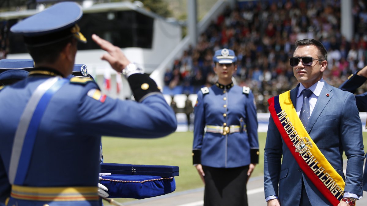 Daniel Noboa fue recientemente reelecto presidente en la segunda vuelta del 13 de abril.