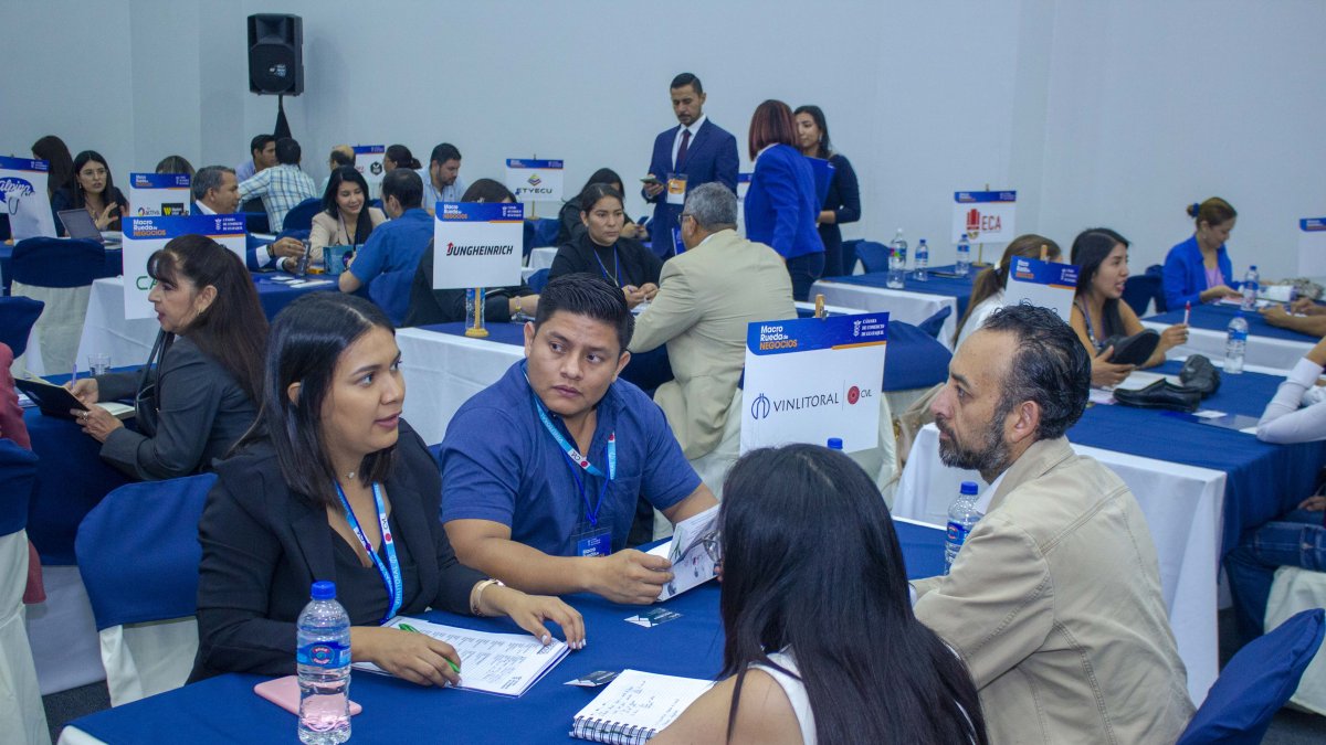 Una de las macrorruedas que la Cámara de Comercio de Guayaquil organizó años anteriores.