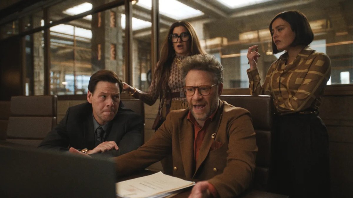 El actor Seth Rogan protagonizan a Matt, un ejecutivo que asume el liderazgo de un estudio cinematográfico.