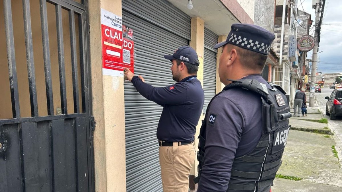 El operativo de cotrol se realizó en el barrio La Bretaña, en el sector de Chillogallo.