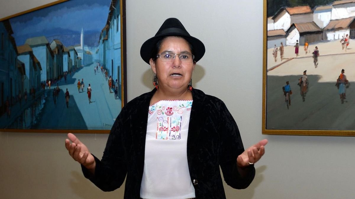 Lourdes Tibán es prefecta de Cotopaxi y dirigente indígena. Se pronunció sobre el futuro de la Conaie, el brazo político de Pachakutik.