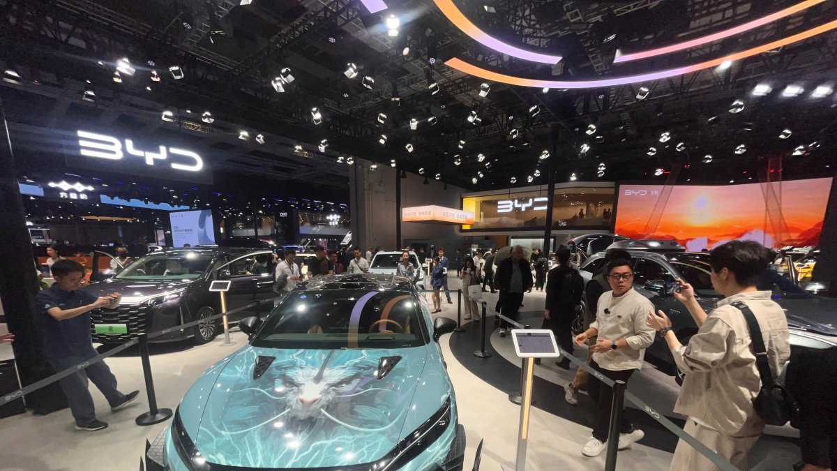 El  Dynasty D, un SUV 100% eléctrico que fusiona el diseño con la tradición cultural china es una de las ofertas futuristas de BDY.