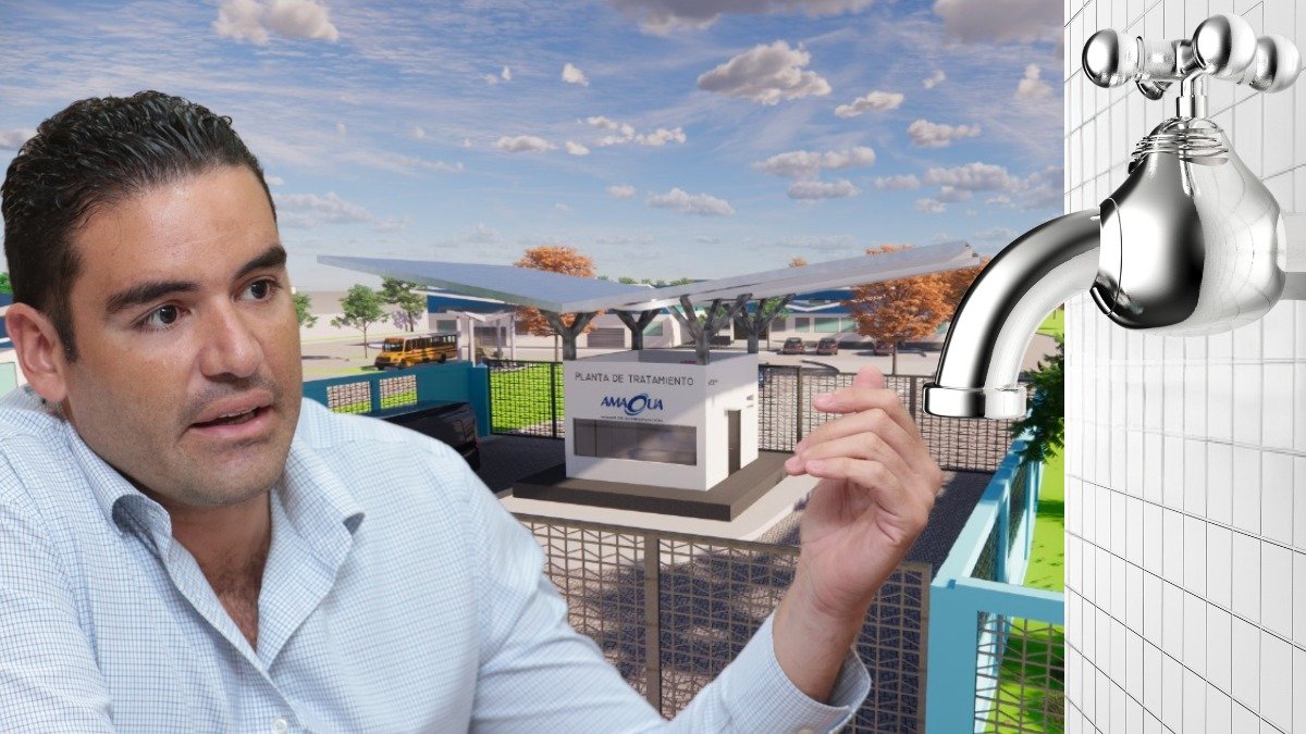 El alcalde de Samborondón justifica la construcción de una planta potabilizadora en La Puntilla.