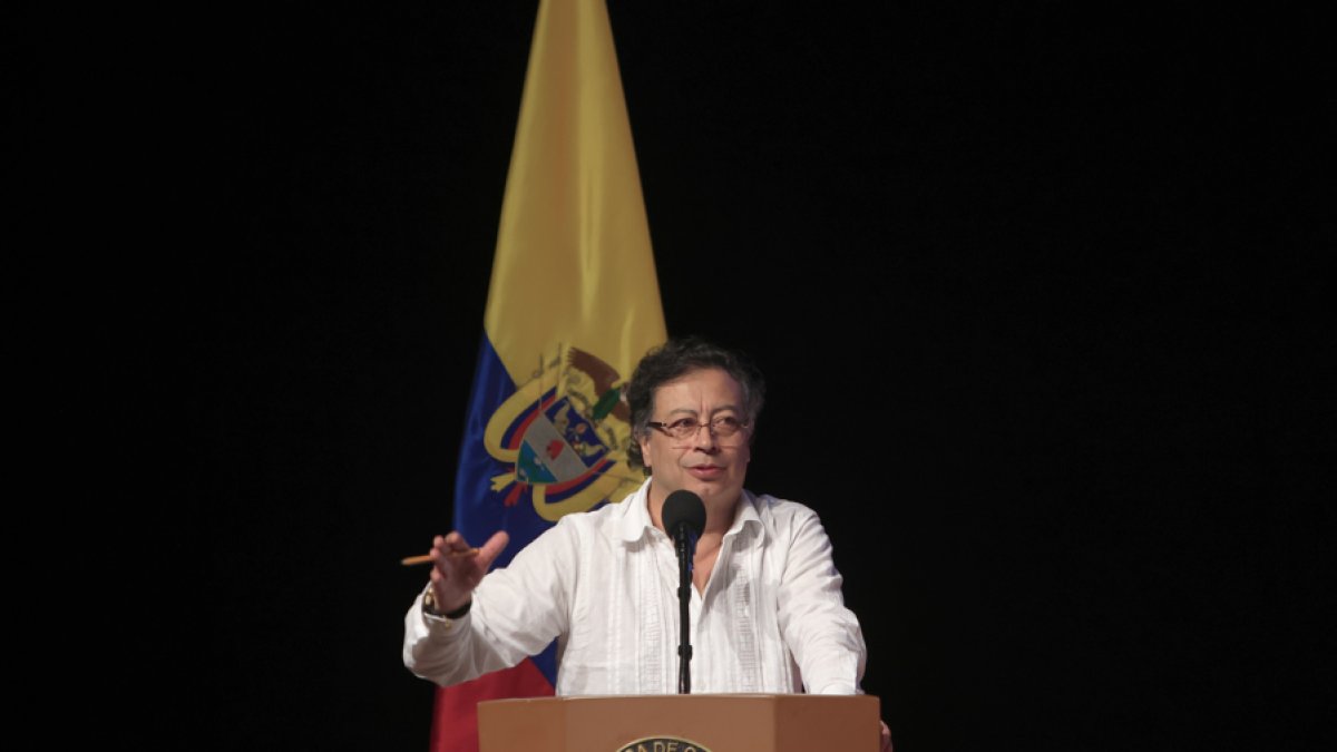 El presidente de Colombia, Gustavo Petro.