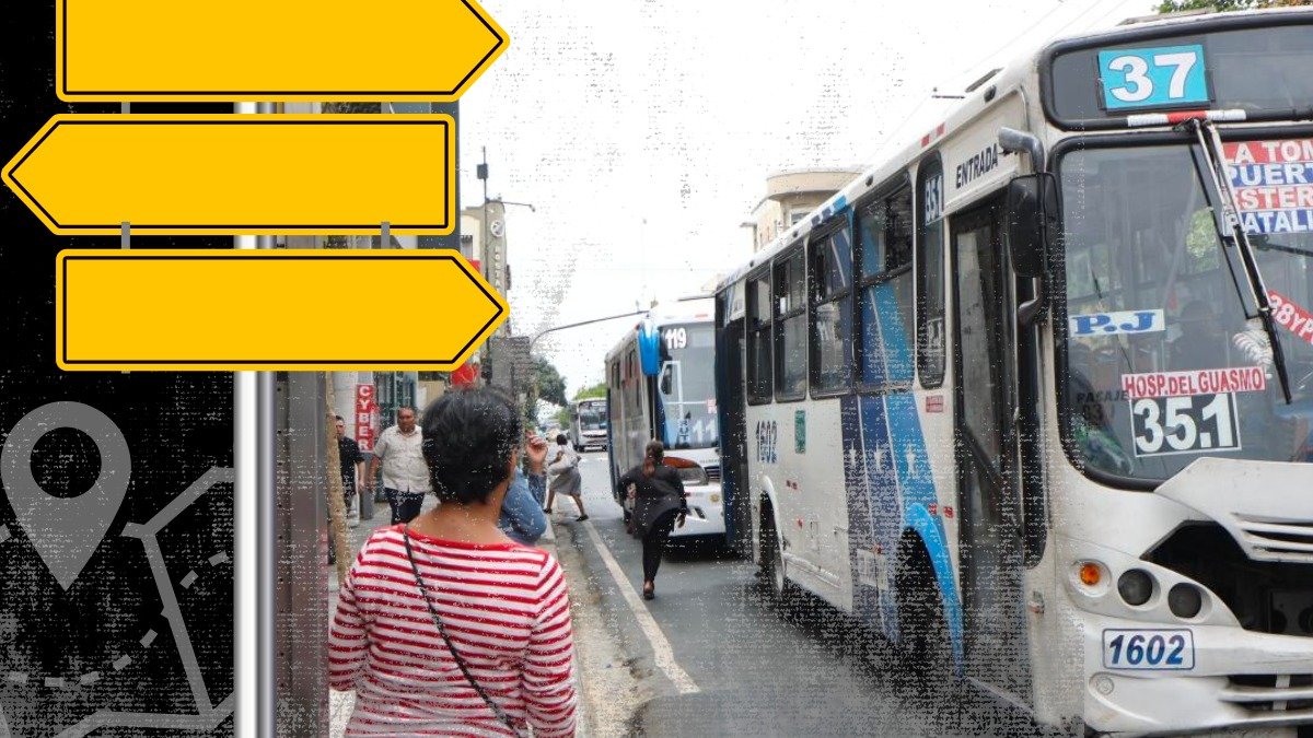 ILUSTRACIÓN. 11 líneas de buses cambiarán su recorrido desde este 24 de abril.