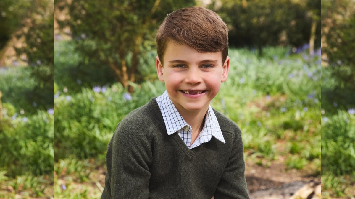 Fotografía del príncipe Louis, hijo de Kate y William, en su cumpleaños número siete.