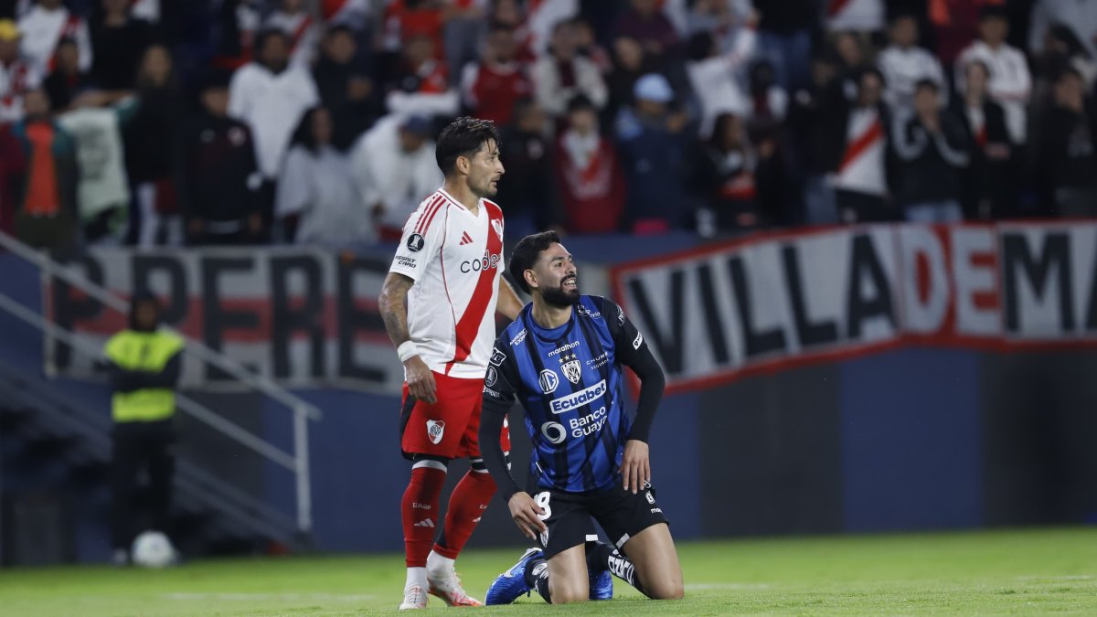 Independiente del Valle no pudo mantener la ventaja y empató con River Plate.