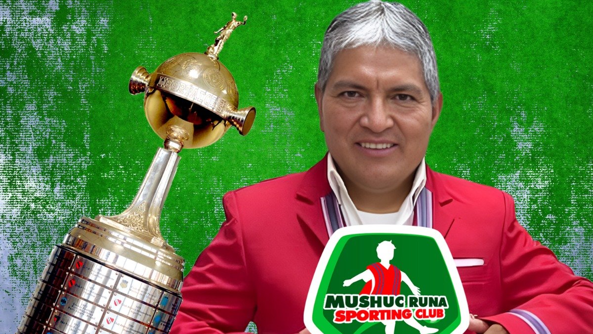 La Copa Libertadores el sueño de Luis Chango con Mushuc Runa.