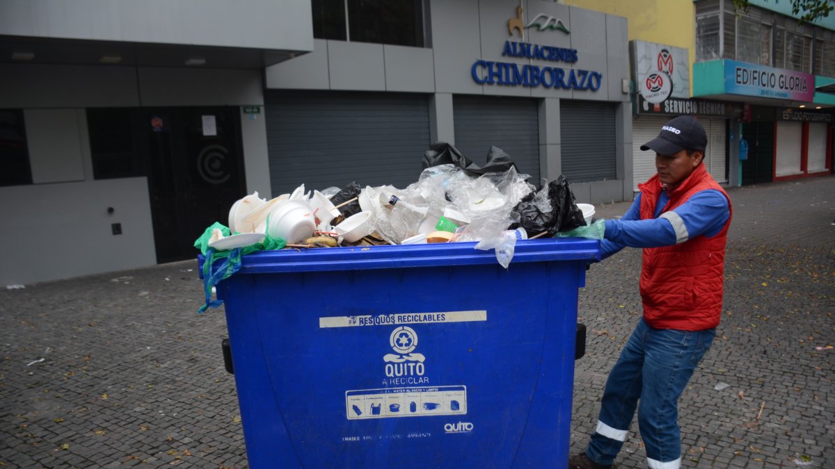 Quito implementa 19 nuevas rutas de recolección diferenciada en diferentes puntos de la ciudad.