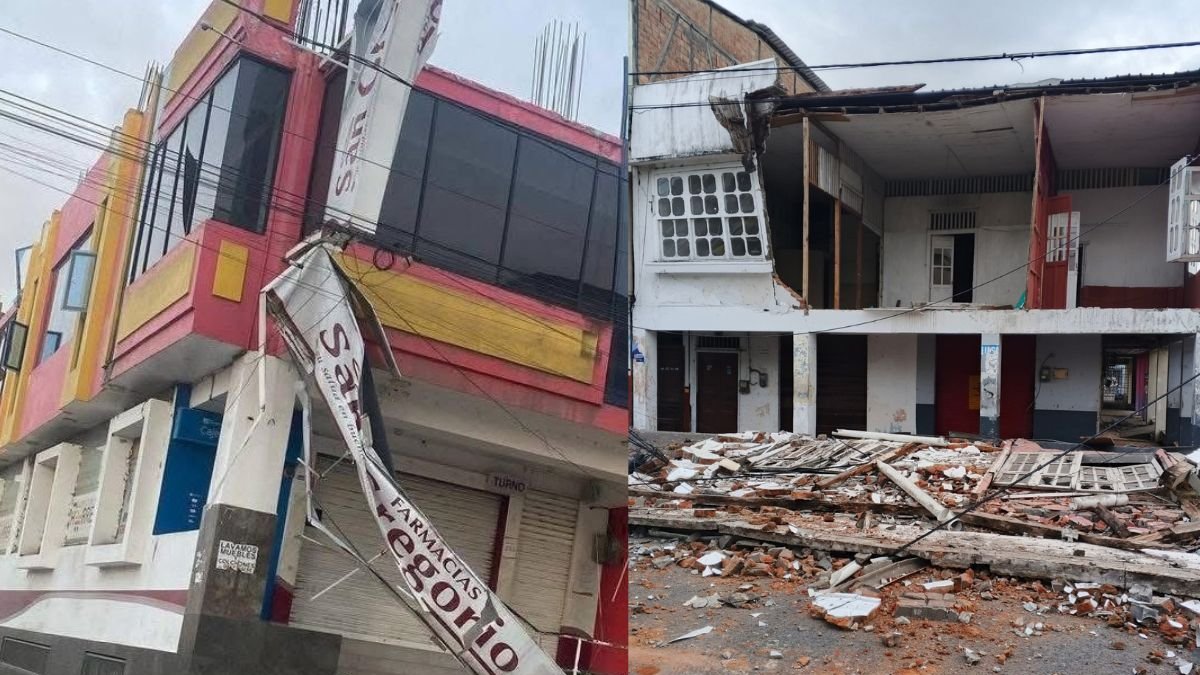 El sismo en Esmeraldas afectó a varias edificaciones.