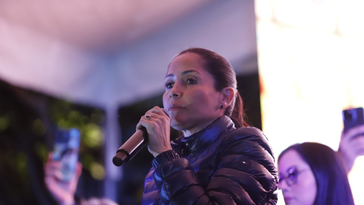 Luisa González fue la candidata del correísmo para las elecciones 2025.