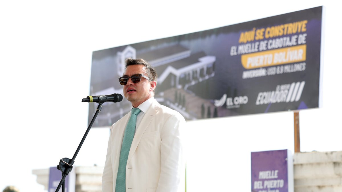 El presidente Daniel Noboa lanzó la propuesta de una Constituyente en campaña.