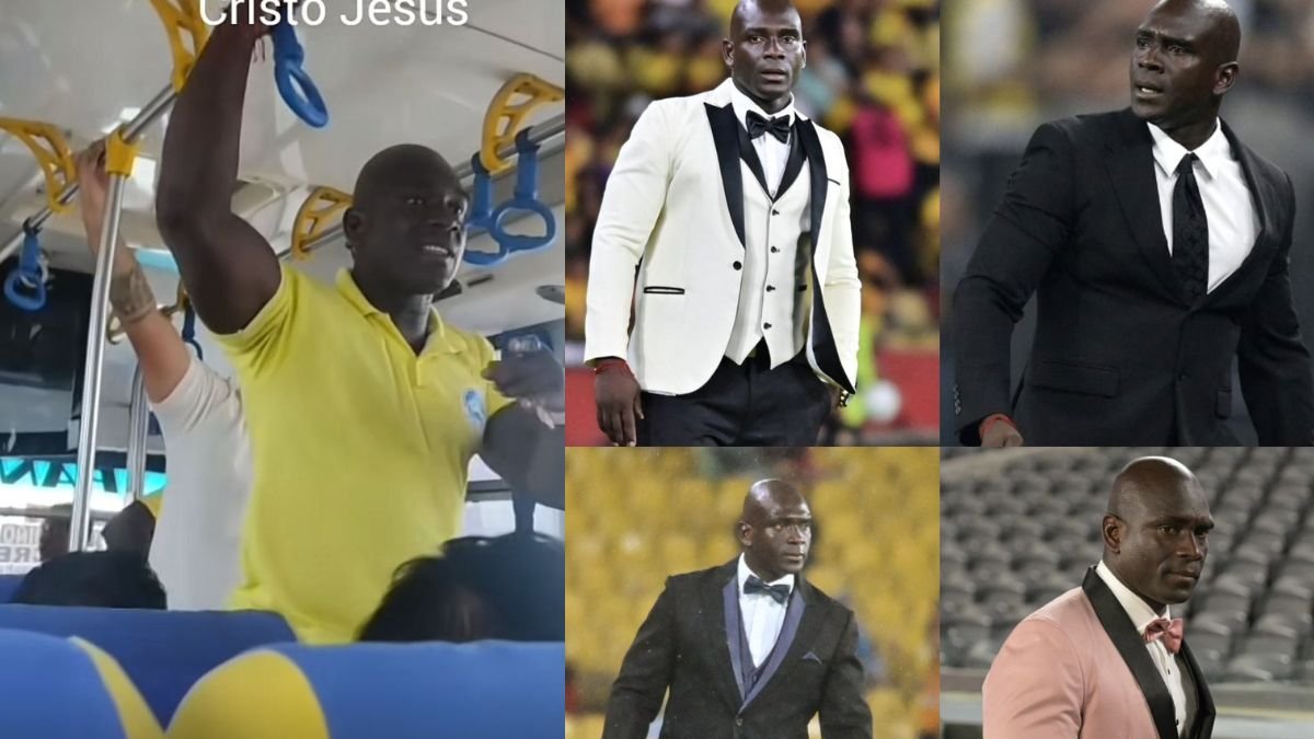 Segundo Castillo predicando la palabra de Dios en bus.