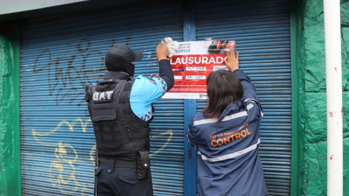 Cinco locales clausurados en operativo de control en los alrededores de la Universidad Central