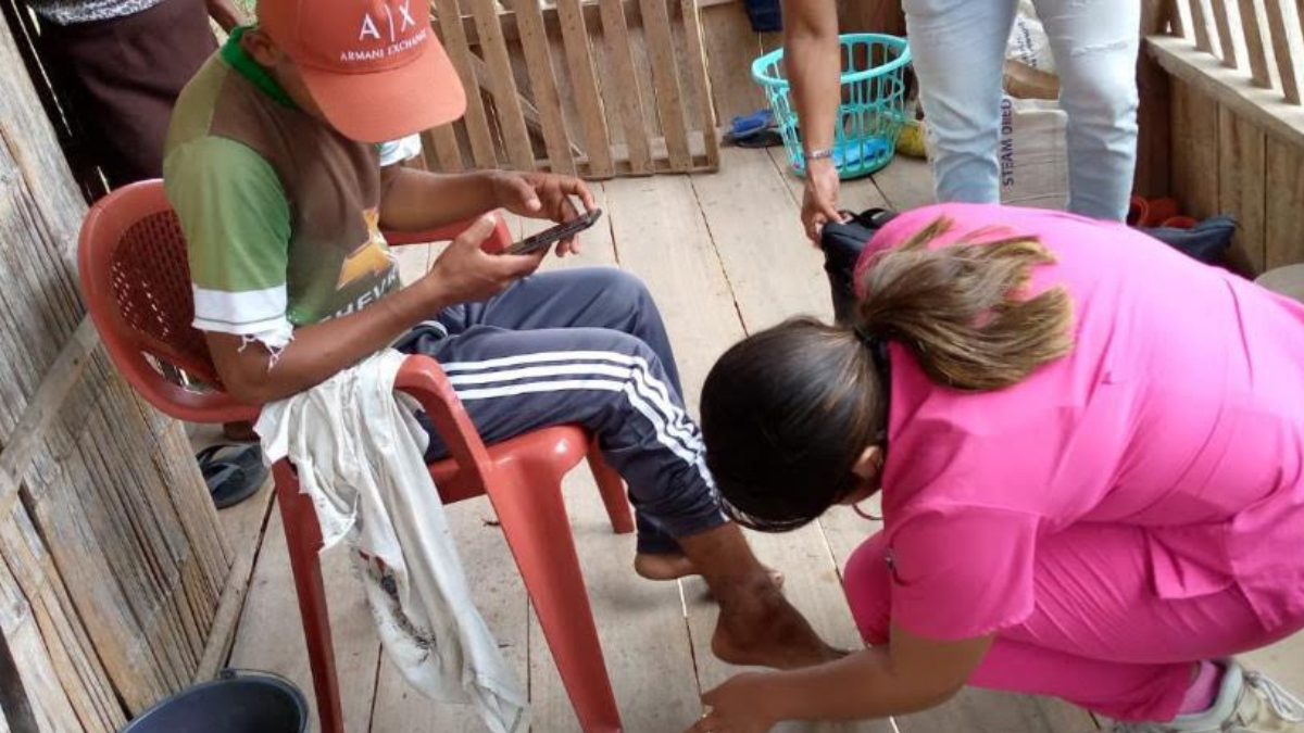 La medica Roberta Cedeño, graduada en la Universidad de Guayaquil, hizo su año de salud rural, en Paján, Manabí.