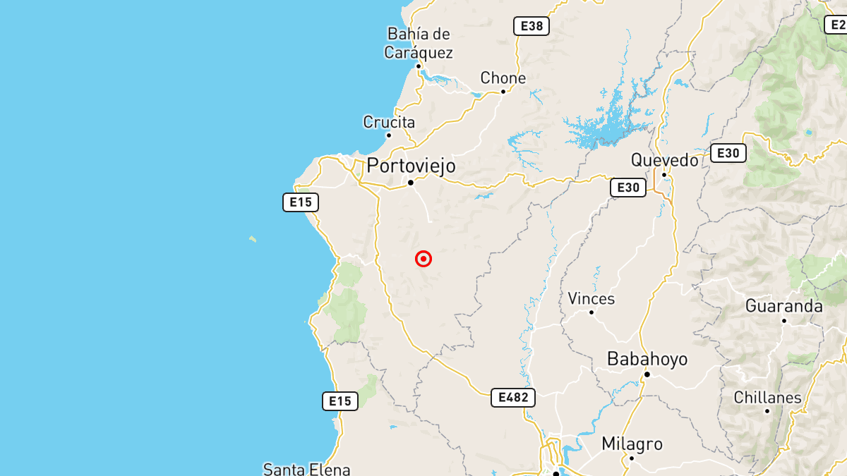 Sismo en Ecuador este 28 de abril.