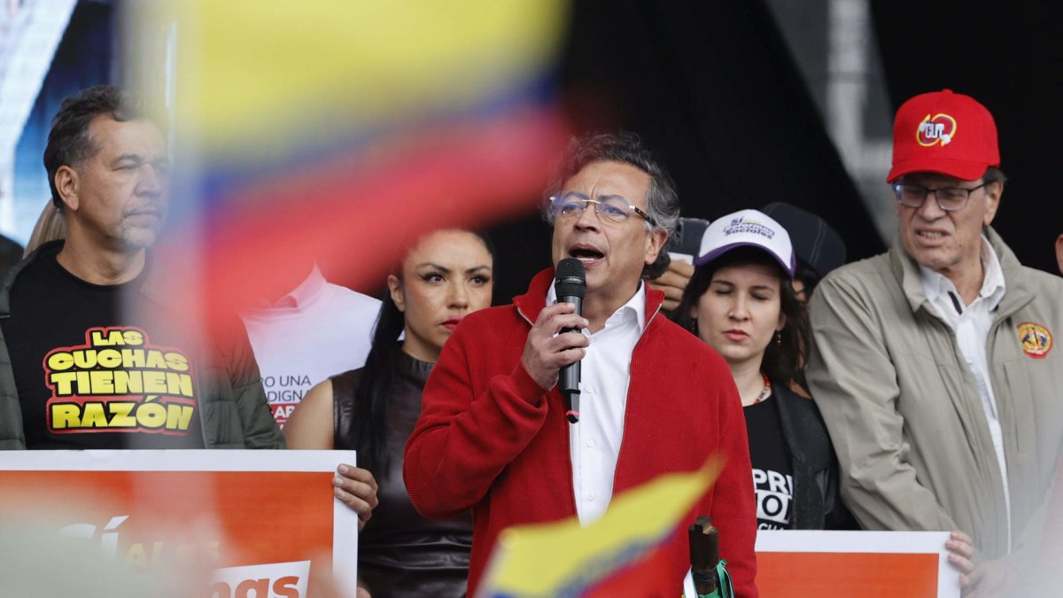 Fotografía de archivo del presidente de Colombia, Gustavo Petro.