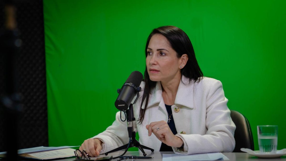 Luisa González también es presidenta del movimiento Revolución Ciudadana.