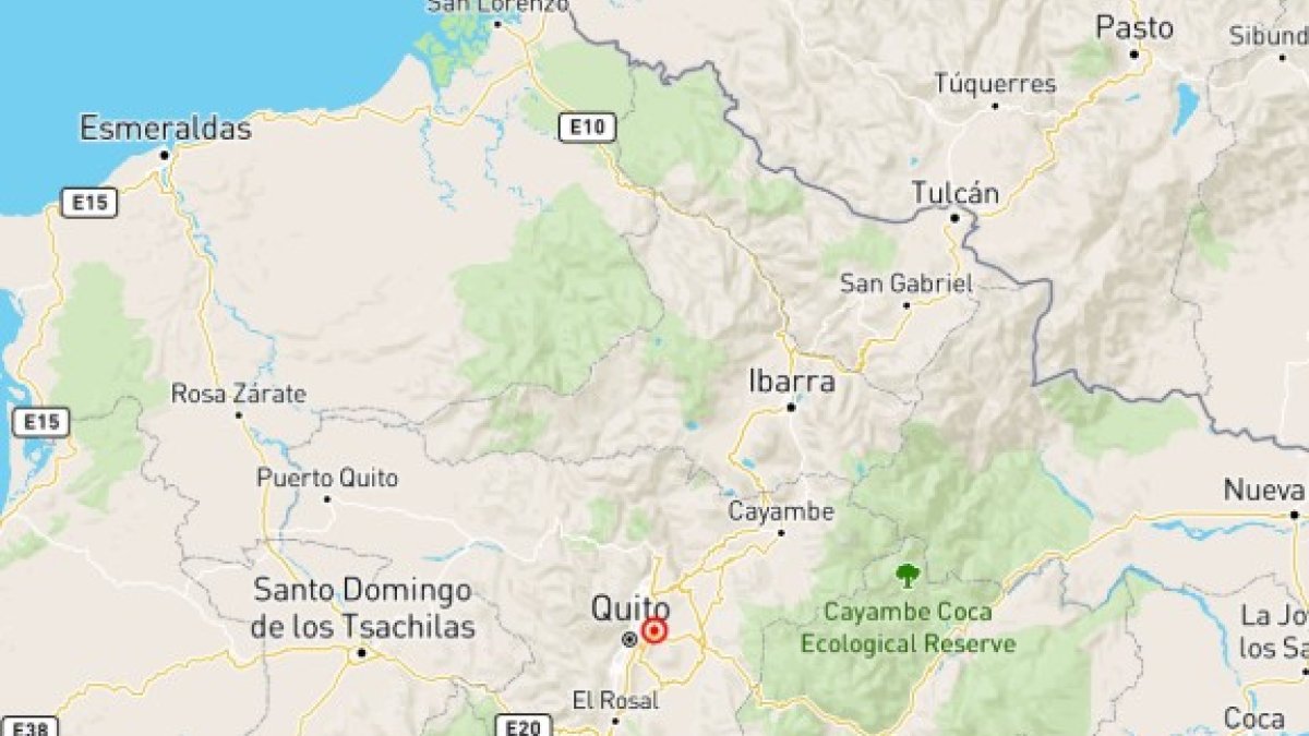 El movimiento telúrico se sintió especialmente en zonas del norte de Quito.