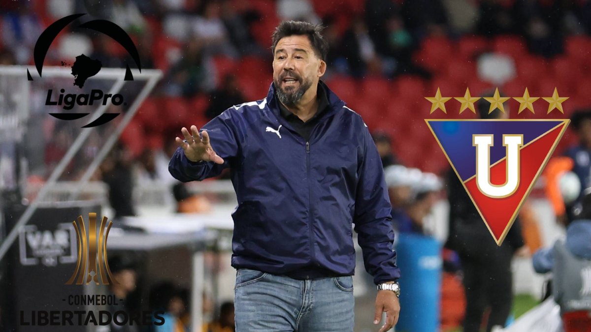 El DT Pablo Sánchez fue criticado en redes sociales por los hinchas de Liga de Quito.