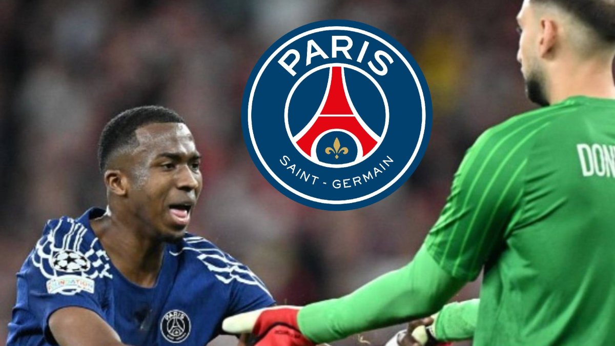 El zaguero tricolor Willian Pacho destacó en el triunfo del PSG sobre Arsenal.