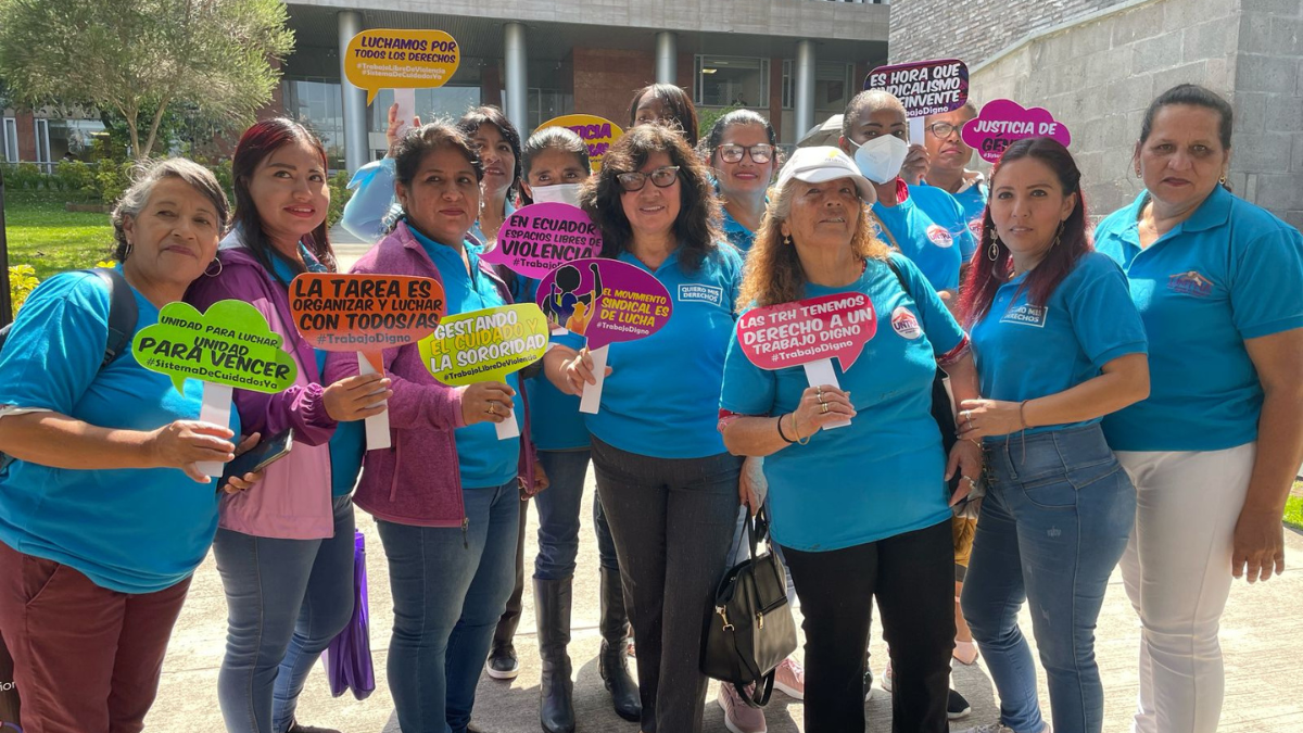 Trabajadoras Remuneradas del Hogar se reunieron en la Asamblea, hace un año.
