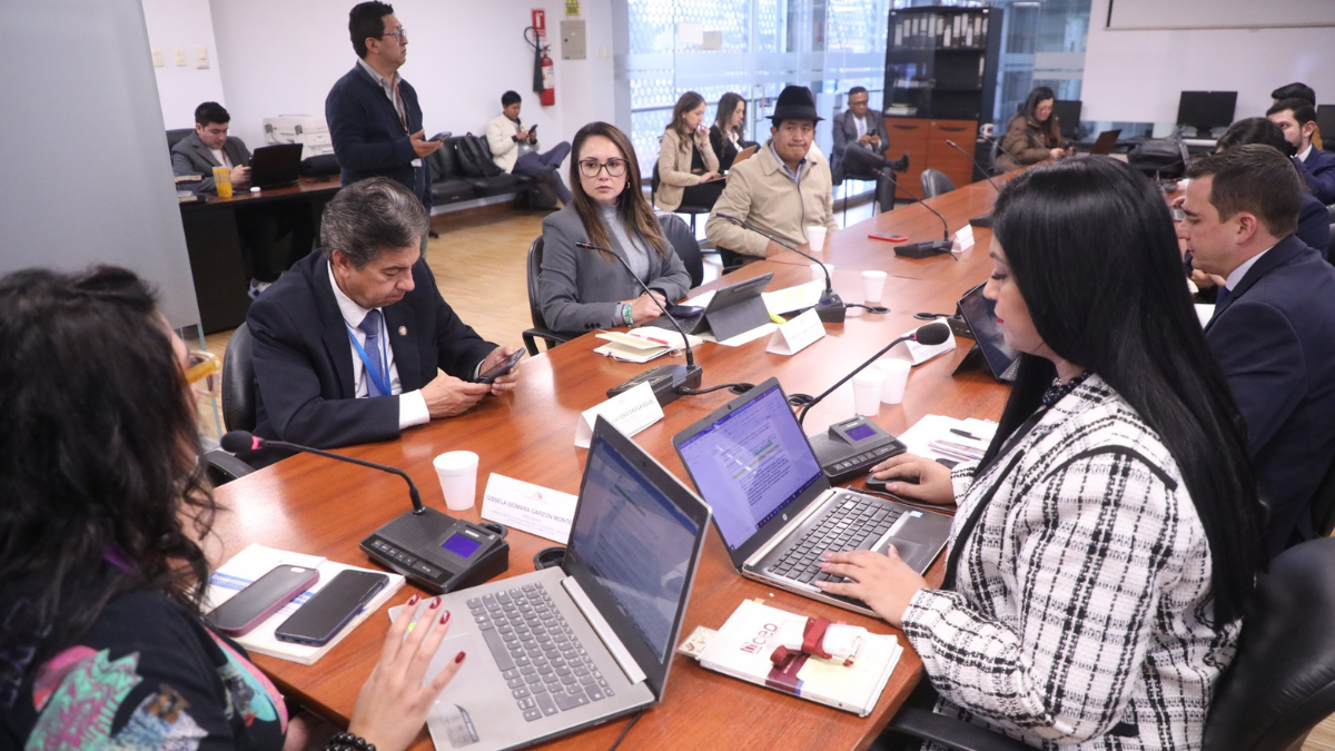 Nataly Morillo, en la Comisión Ocasión para tratar sobre la instalación de bases militares extranjeras.