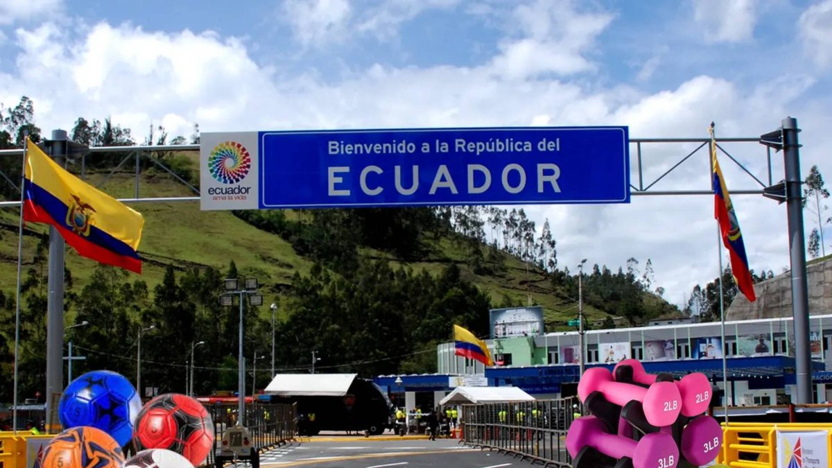 El puente internacional de Rumichaca es el paso frecuente de ecuatorianos hacia Colombia.