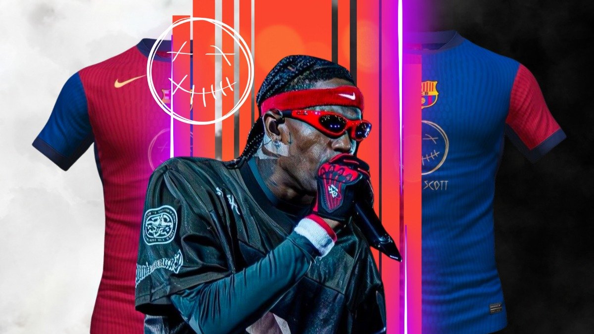 FC Barcelona hará una colaboración con el cantante Travis Scott.