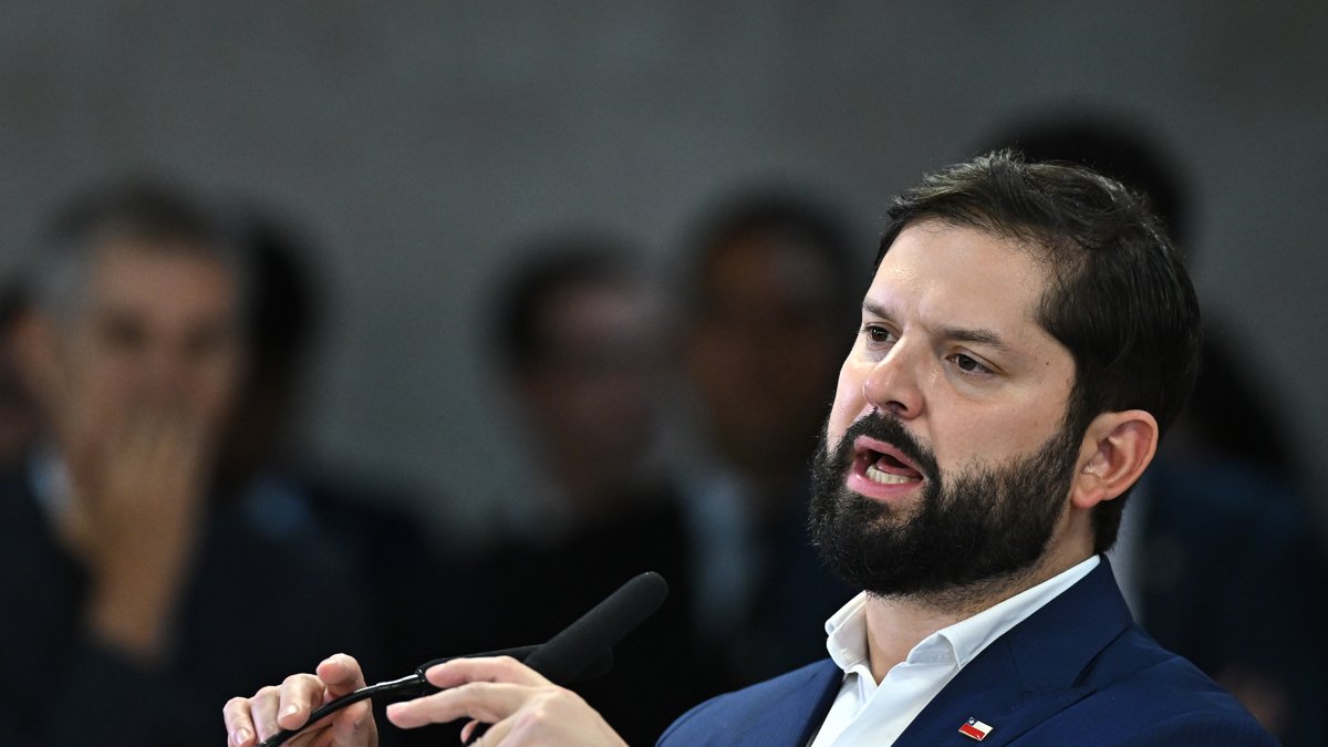 El presidente de Chile, Gabriel Boric, en una fotografía de archivo.